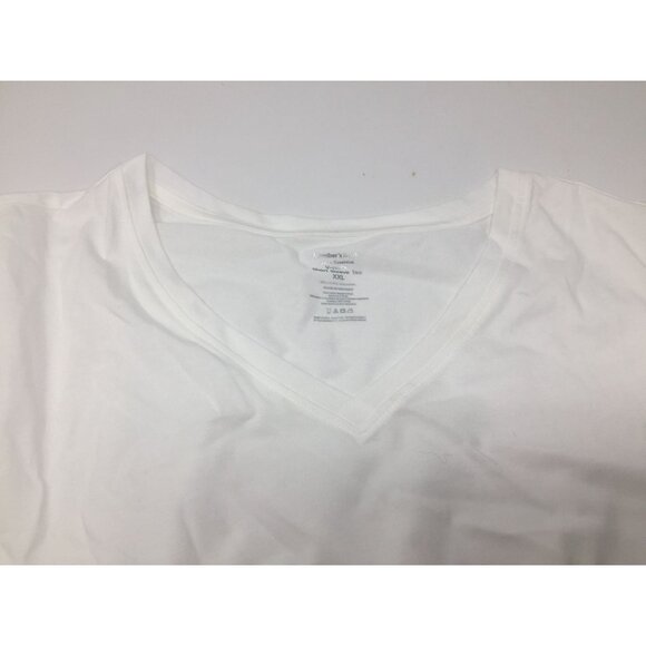 Members Mark Ladies Essential V Neck Short Sleeve Tee Shirt Size 2XL - Picture 5 of 5